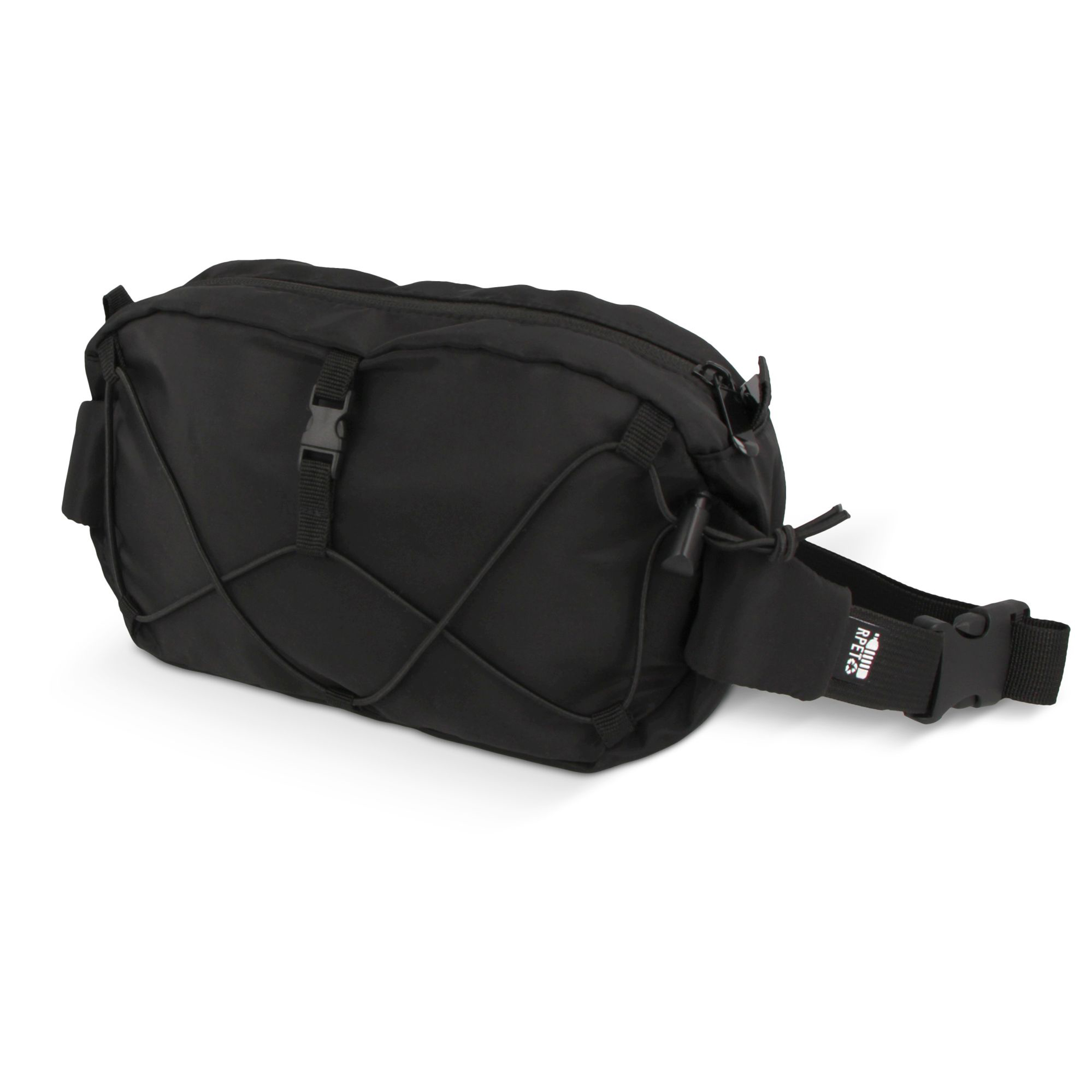 Umhängetasche aus R-PET mit Kordelzug