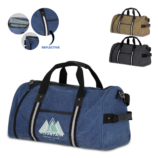 Seesack aus recyceltem Baumwoll-Canvas Harper