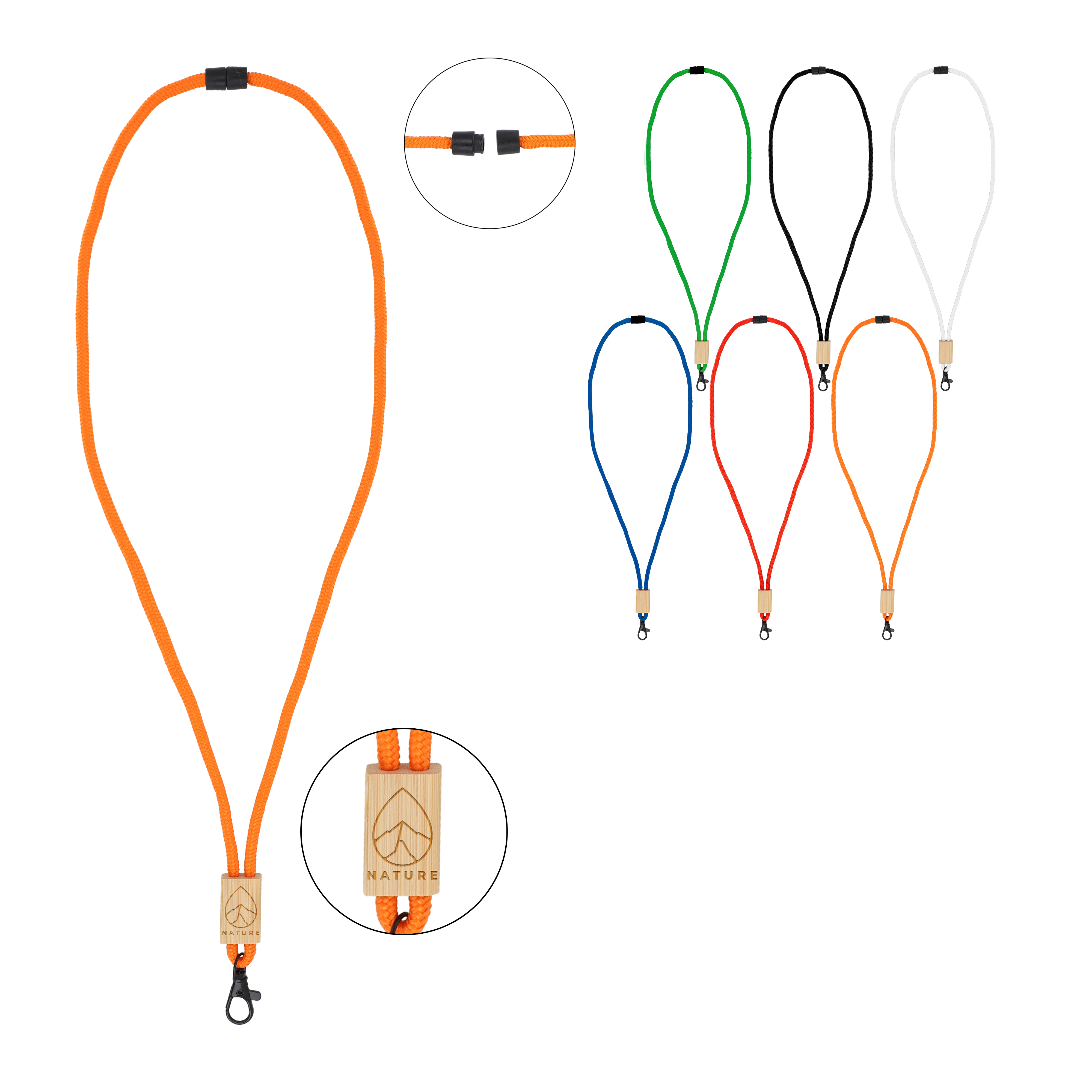 R-PET Kordel-Lanyard
