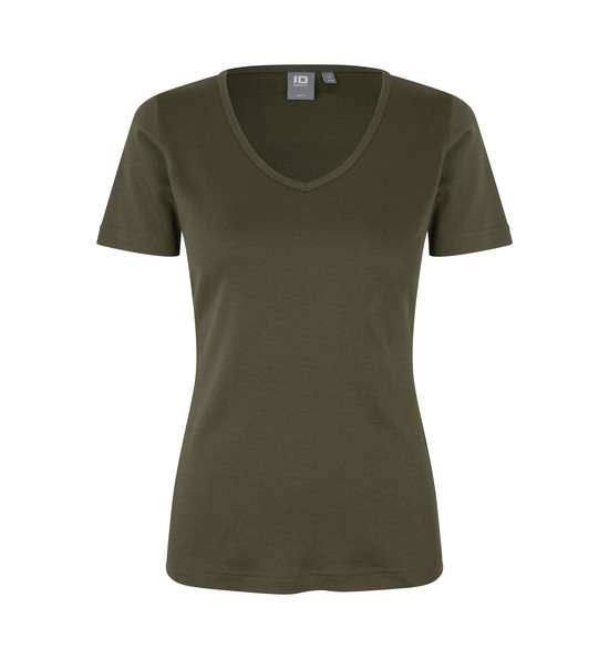 Interlock T-Shirt | V-Ausschnitt | Damen