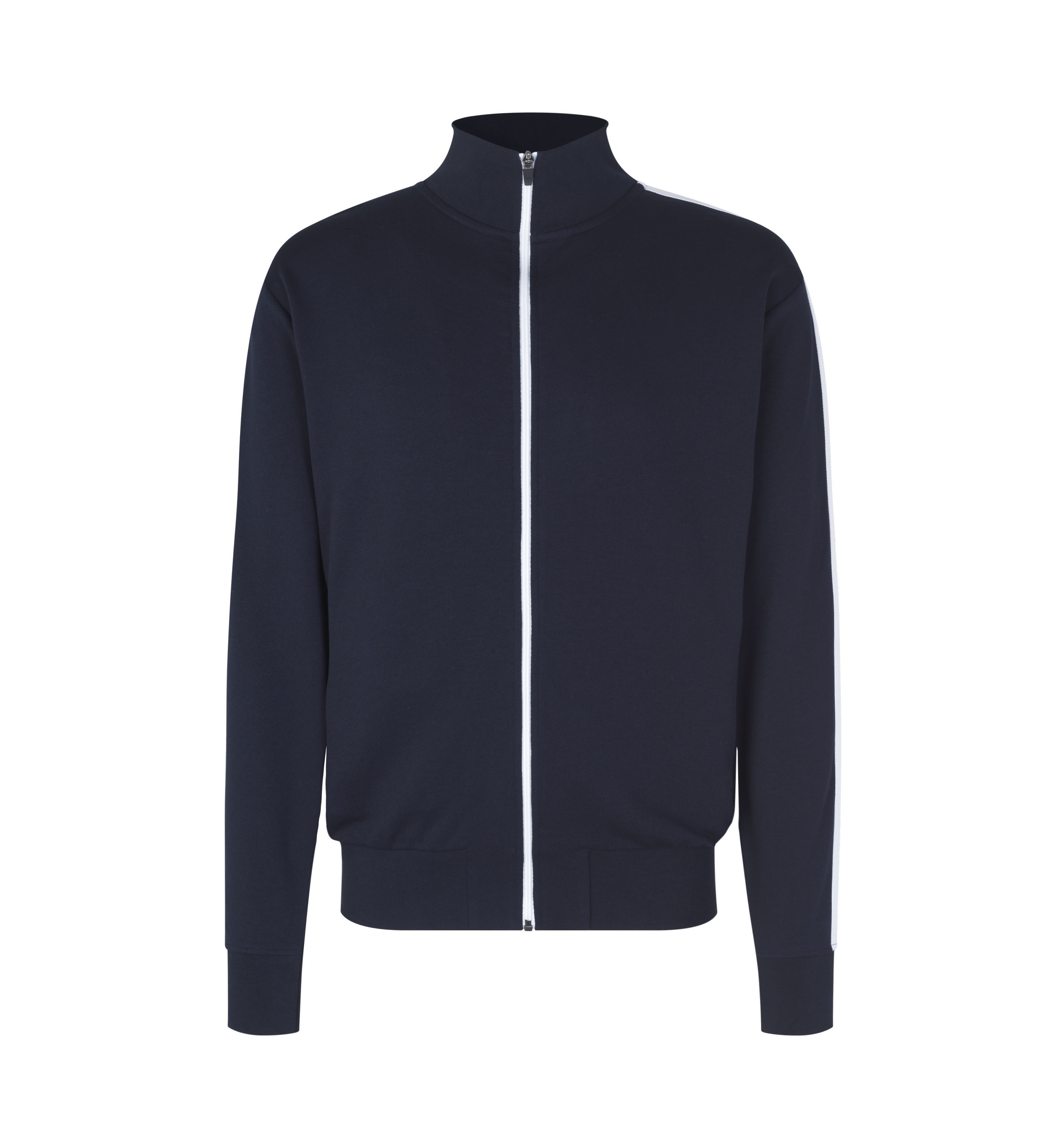 Sweat-Cardigan | Kontrast