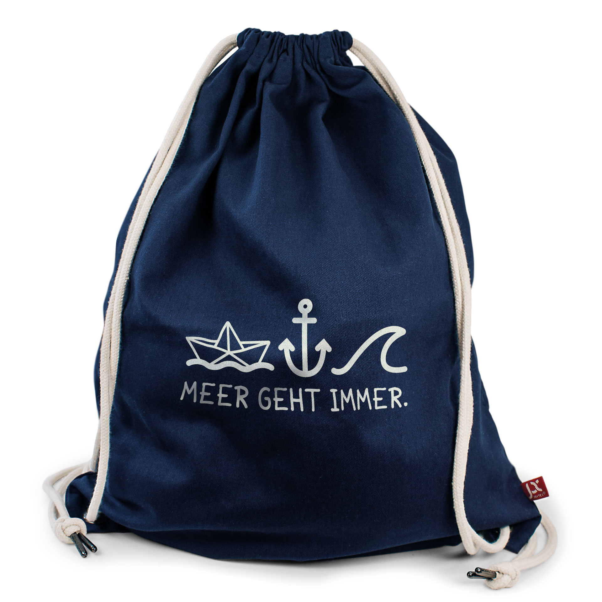 DURBAN - Schwerer Baumwollrucksack mit Kordelzug