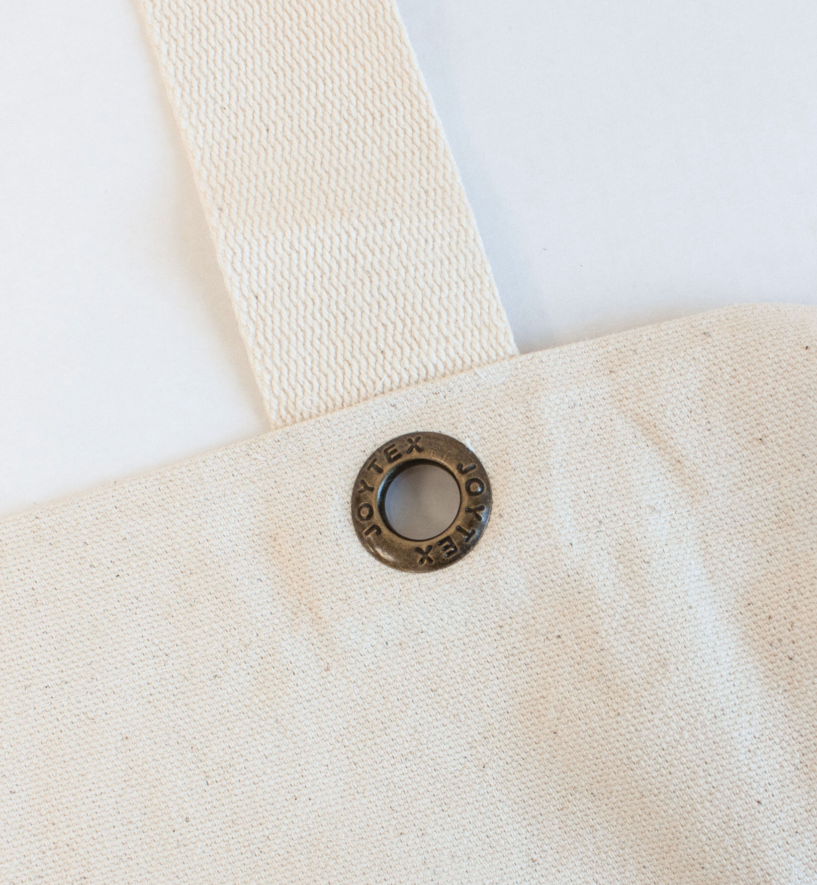 SANTORINI - Schwere Baumwolltasche mit Bodenfalte