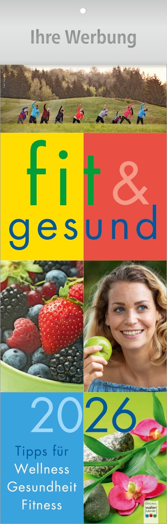 fit & gesund - Streifenkalender