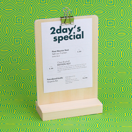 Tischaufsteller Set für A5