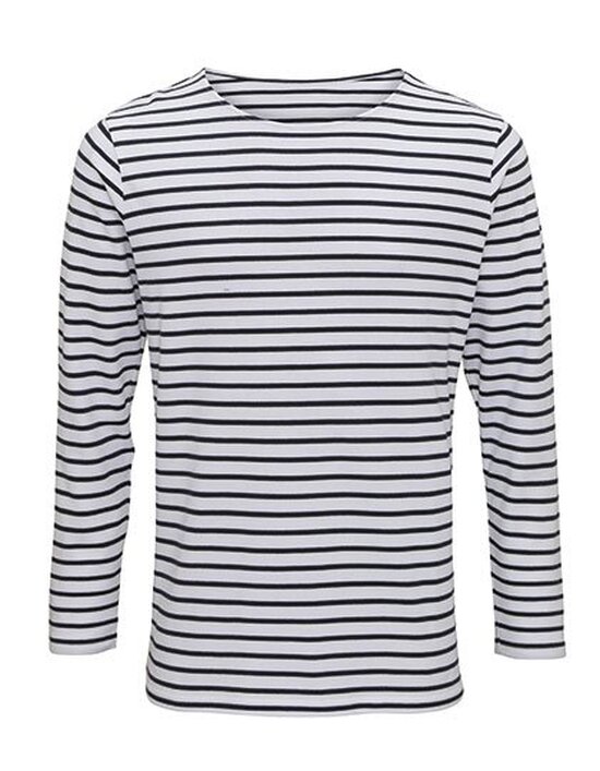 AQ070 Asquith & Fox Men´s Marinière Coastal Long Sleeve Tee