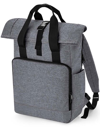 BG118L Recycled Twin Handle Roll-Top Laptop Backpack