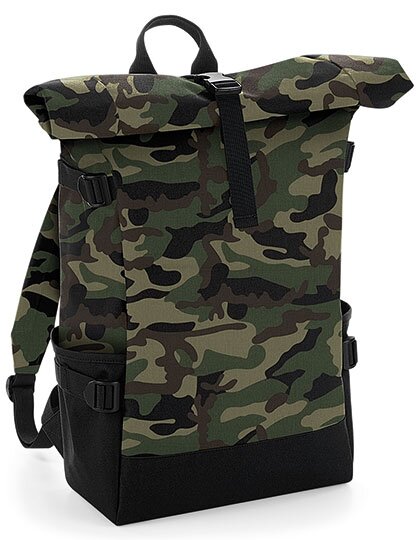 Block Roll-Top Backpack