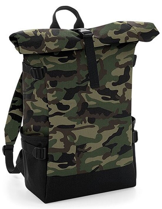 Block Roll-Top Backpack