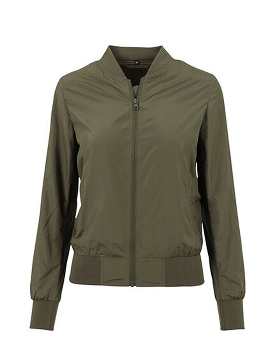 Ladies` Nylon Bomber Jacket