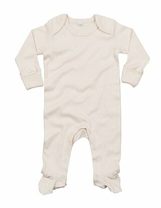 Baby Organic Sleepsuit with Scratch Mitts