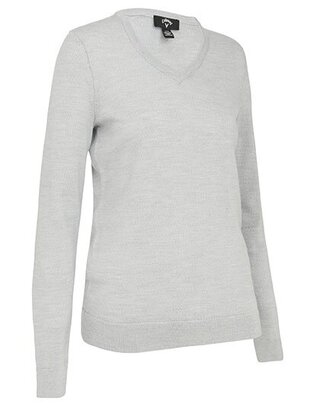 Ladies V-Neck Merino Sweater