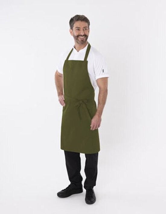 DL010 Bib Apron With Adjustable Halter