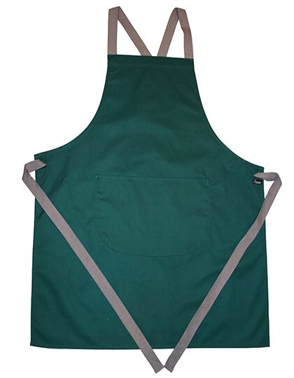 Apron with Grey Ties Crossover