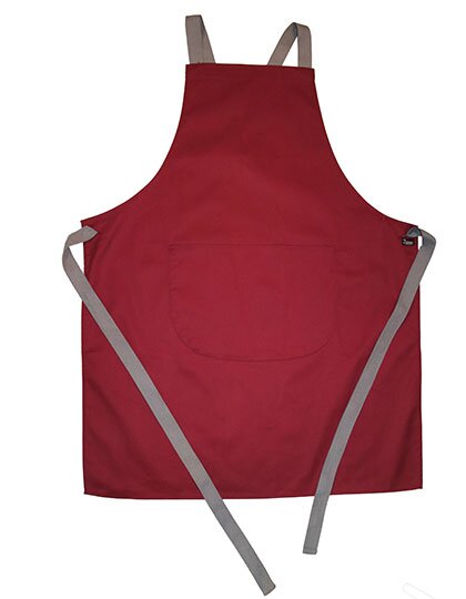 Apron with Grey Ties Crossover