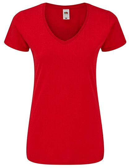 Ladies Iconic 150 V Neck T