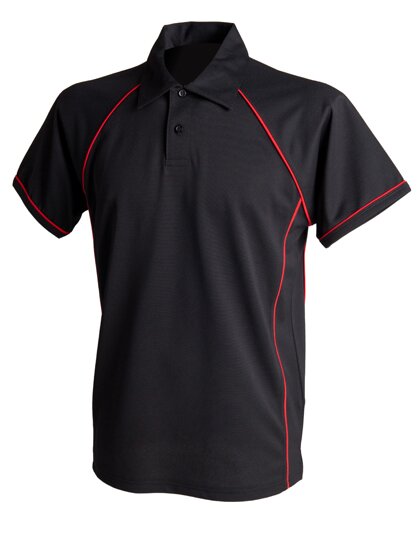 Men`s Piped Performance Polo