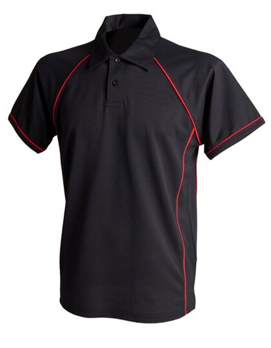 Men`s Piped Performance Polo