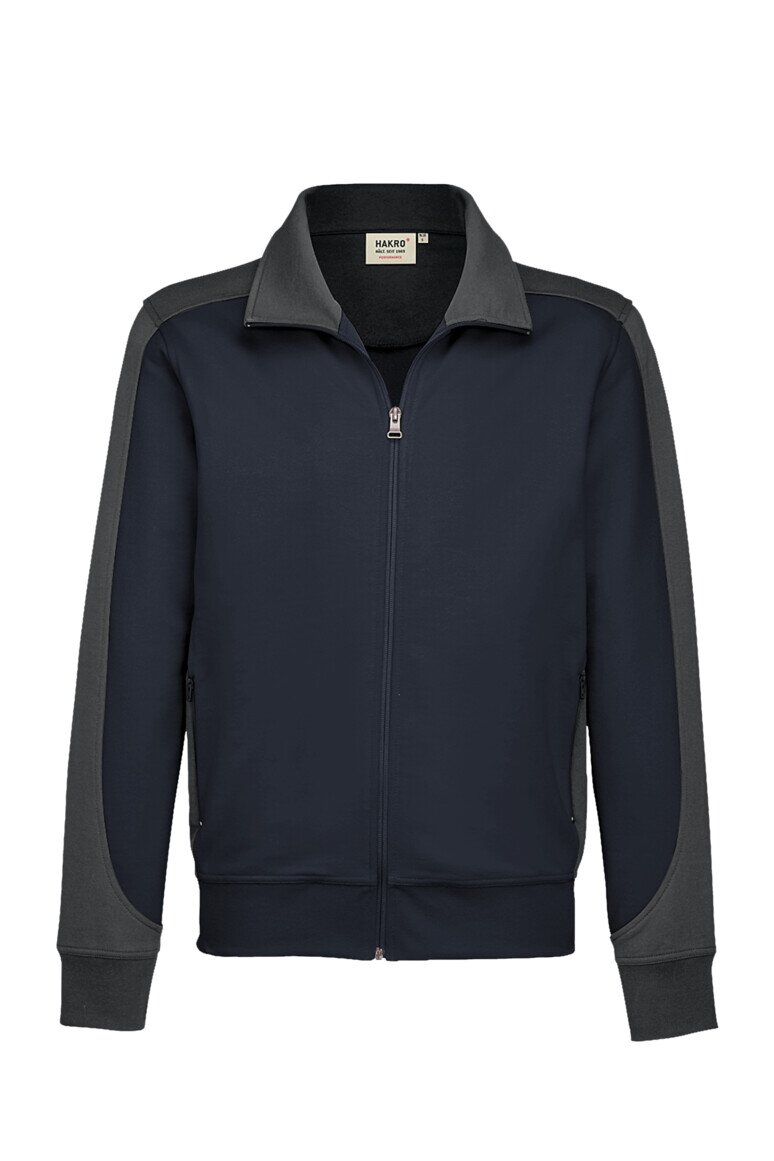 HAKRO Sweatjacke Contrast Mikralinar® NO. 477