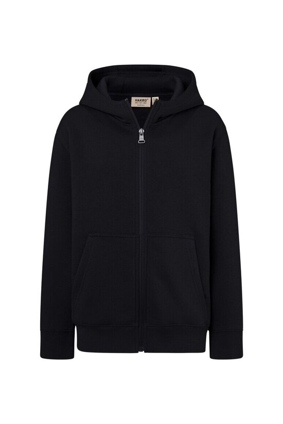 HAKRO Kinder Kapuzen-Sweatjacke Bio-Baumwolle NO. 565