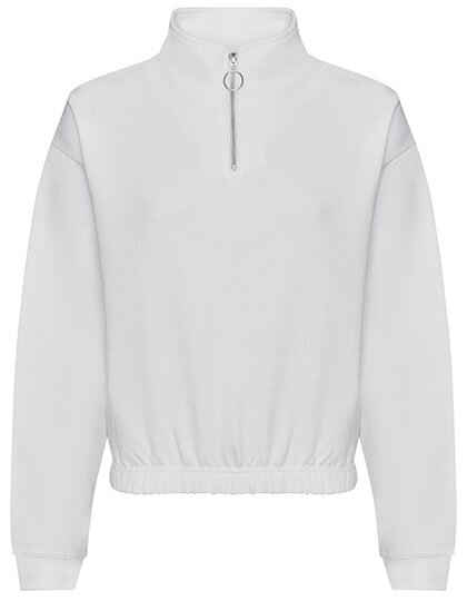 JH037 Women´s Cropped 1/4 Zip Sweat