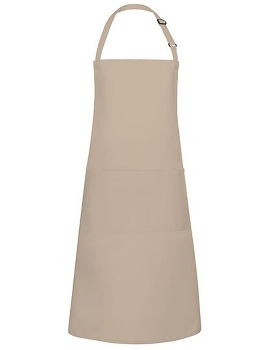 Latzschürze Basic mit Tasche und Schnalle