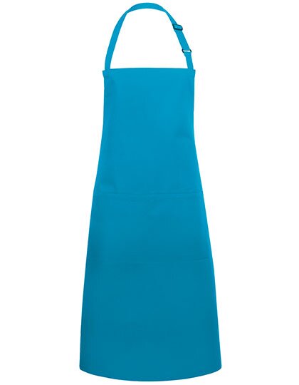 Latzschürze Basic mit Tasche und Schnalle
