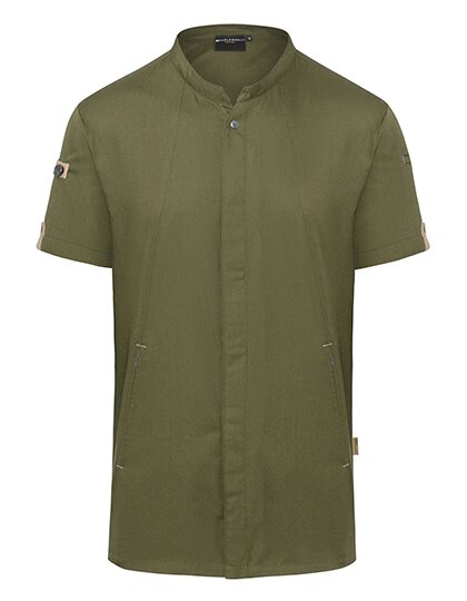 KY052 Kurzarm Kochjacke Green-Generation
