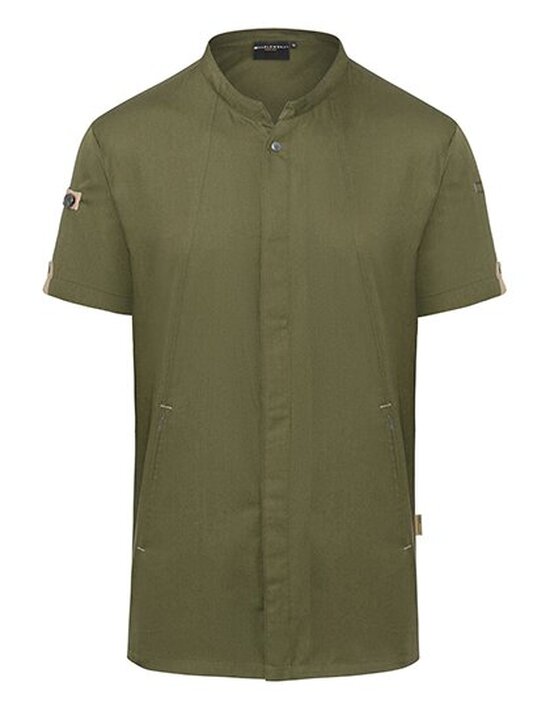 KY052 Kurzarm Kochjacke Green-Generation