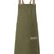 Latzschürze Urban-Look mit Kreuzbändern und Tasche
