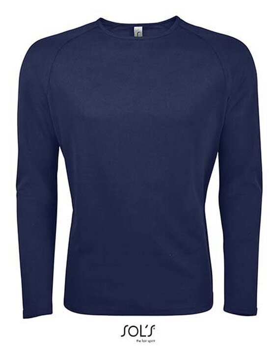 Men`s Long-Sleeve Sports T-Shirt Sporty