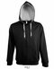 Contrasted Zipped Hooded Jacket Soul Men