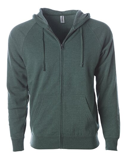 Unisex Midweight Special Blend Raglan Zip Hood