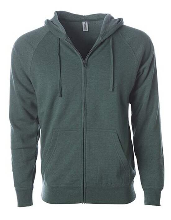 Unisex Midweight Special Blend Raglan Zip Hood