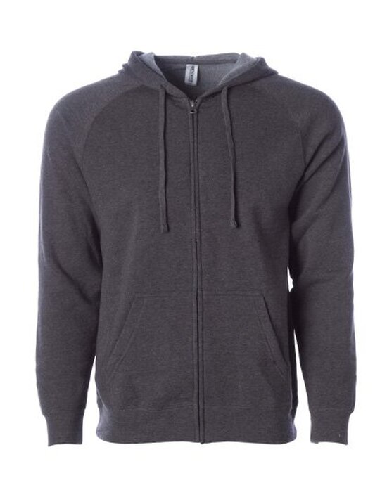 Unisex Midweight Special Blend Raglan Zip Hood