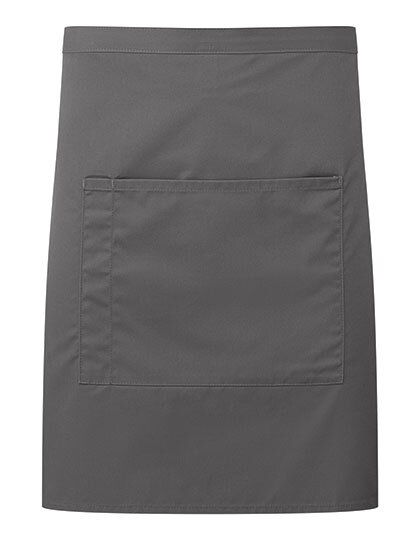 PW141 Premier Workwear Colours Mid Length Apron with Pocket