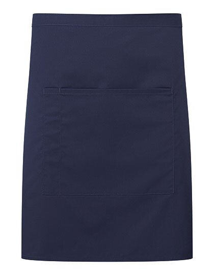 PW141 Premier Workwear Colours Mid Length Apron with Pocket