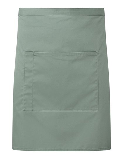 PW141 Premier Workwear Colours Mid Length Apron with Pocket