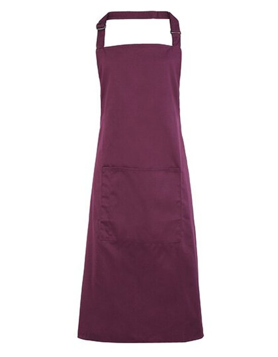 Colours Collection Bib Apron with Pocket