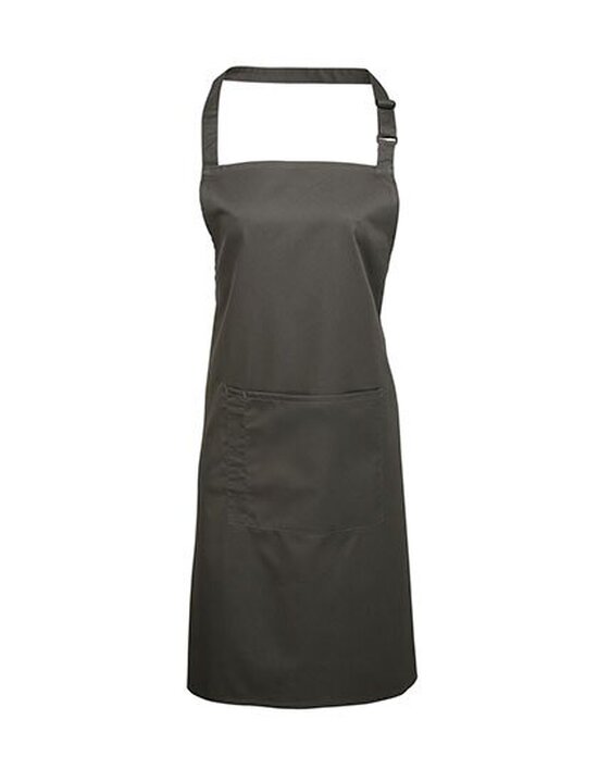 Colours Collection Bib Apron with Pocket