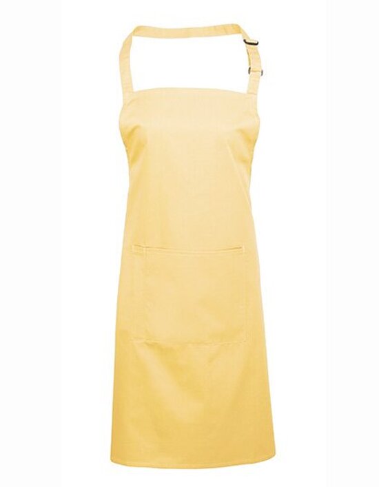 Colours Collection Bib Apron with Pocket