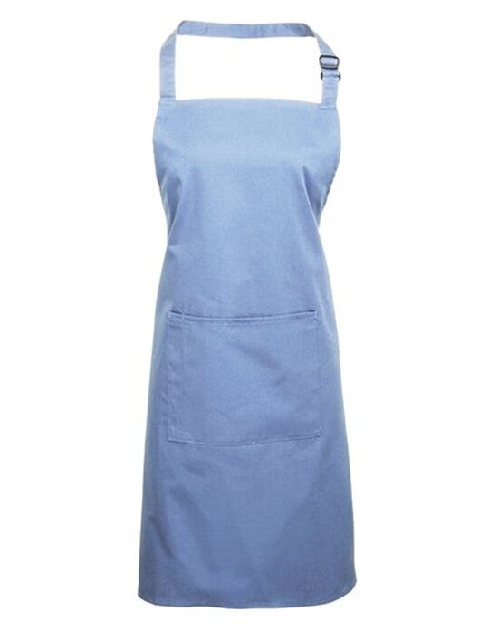 Colours Collection Bib Apron with Pocket