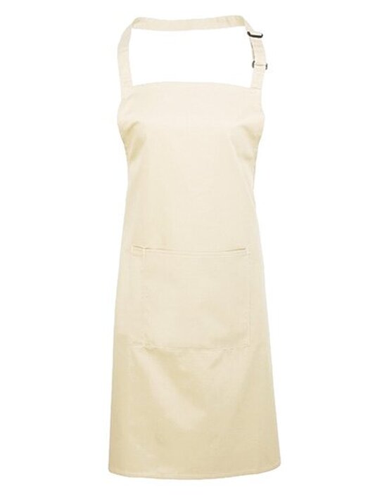 Colours Collection Bib Apron with Pocket