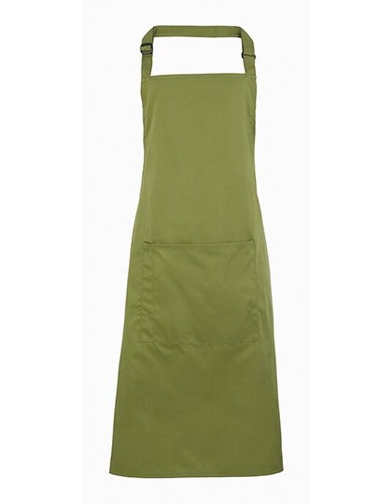 Colours Collection Bib Apron with Pocket