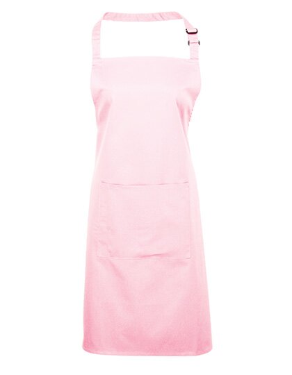 Colours Collection Bib Apron with Pocket