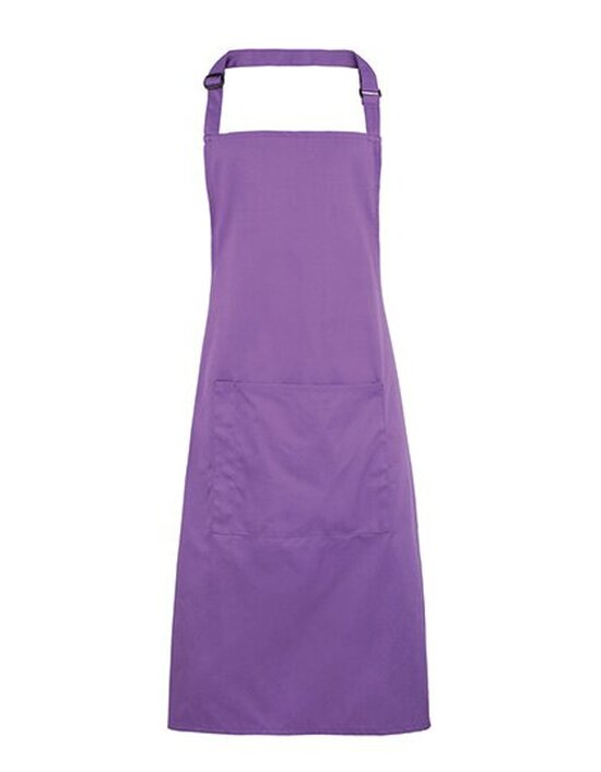 Colours Collection Bib Apron with Pocket