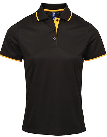 Ladies` Contrast Coolchecker® Polo