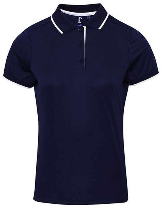Ladies` Contrast Coolchecker® Polo