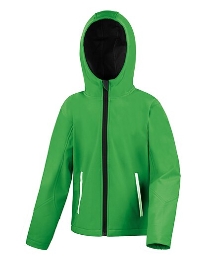 Youth Hooded Soft Shell Jacket
