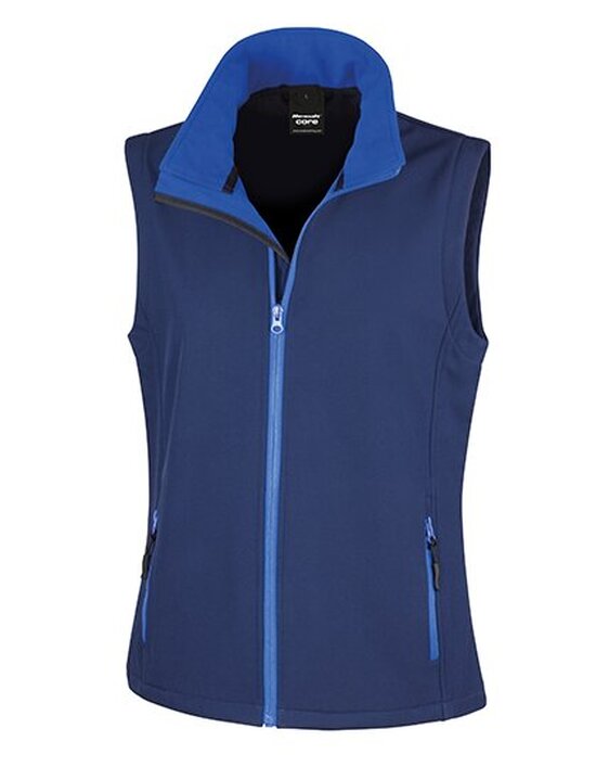 Ladies` Printable Soft Shell Bodywarmer